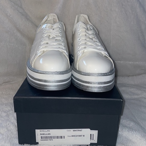 NWT SILENT D SHELLAN White Sneaker - Picture 7 of 14